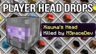 Minecraft 114 Player Head Drops Vanilla Tweaks [upl. by Obola491]