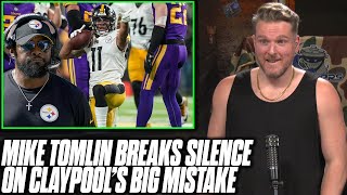 Mike Tomlin Talks Claypool 1st Down Celebration amp Coaching Young Players  Pat McAfee Reacts [upl. by Yrrum]