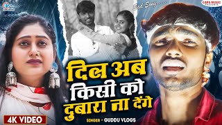 VIDEO  दिल अब किसी को दुबारा ना देंगे  Guddu Vlogs  FtChandani Queen  New Sad Song 2024 [upl. by Handler]