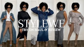 STYLEWE TRY ON HAUL amp REVIEW  FALL FASHION 2023  INSPO [upl. by Corilla]