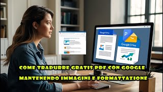 Come tradurre gratis documenti PDF con Google mantenendo immagini e formattazione [upl. by Ailecec772]