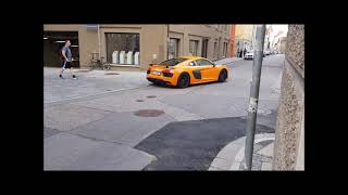 HEISS Audi R8 in Orange HOT [upl. by Yelsel]