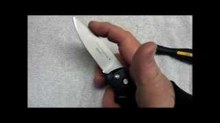 BOKER KALASHNIKOV  74 Automatic Knife  Release Button Spring Mod [upl. by Ahilam]