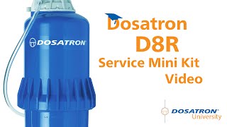 Dosatrons D8R  40 GPM Service Video using the Mini Maintenance Kit 8PJ052MINIH [upl. by Carce]