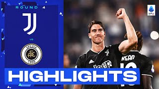 JuventusSpezia 20  Vlahovic and Milik score in Juve win Goals amp Highlights  Serie A 202223 [upl. by Naerad]