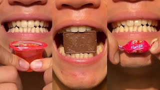 Chew chocolate and candy with Eating India relaxing ASMR sounds🙄 [upl. by Ingram]