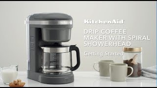 Getting Started with the KitchenAid® Drip Coffee Maker [upl. by Imailiv]