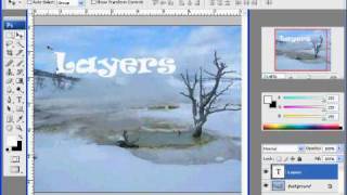 Rasterizing Type in Photoshop [upl. by Annaynek]