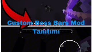 Custom Boss Bars Mod Tanıtımı  Minecraft PE keşfet minecraft minecraftpe keşfetbeniöneçıkar mc [upl. by Aihsenot]