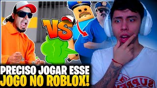 🟦Barry Roblox Vs Presidiário Brutusmano🟧  Batalha de Rap React [upl. by Ennovihs]