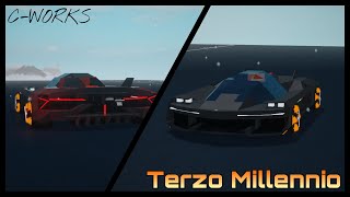 Lamborghini Terzo Millennio V2 Tutorial  Plane Crazy  CWorks [upl. by Atinwahs]