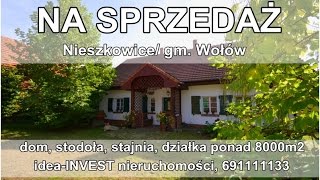 NIEZWYKŁA nieruchomość na sprzedaż  Nieszkowice gm Wołów [upl. by Bradman]