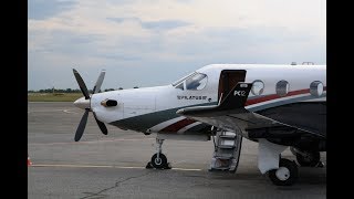 Перелет Ижевск  Самара на Pilatus PC12 ак Dexter [upl. by Aicertal884]