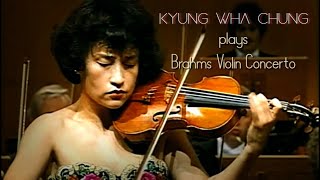 Kyung Wha Chung plays Brahms violin concerto 1996 [upl. by Darnell]