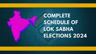 Lok Sabha and Assembly elections 2024  Polling dates States schedule and result date [upl. by Diraf]