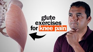 The BEST Glute Exercises To Help Knee Pain [upl. by Nyliak782]