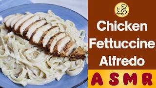 Creamy Chicken Fettuccine Alfredo  Delicious Alfredo Chicken Pasta Recipe  Baba Food ASMR [upl. by Raynor839]