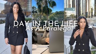 A DAY IN THE LIFE OF A PARALEGAL  Paralegal Vlog  9  5 Paralegal Productive Work Day  CrysHurt [upl. by Yuma]