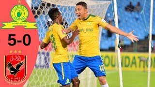 Mamelodi Sundowns vs Al Ahly 50  Highlights amp Goals 462019 [upl. by Armelda]