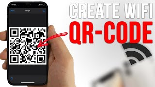 How to Create WiFi QR Code on iPhone 2023 [upl. by Yna]