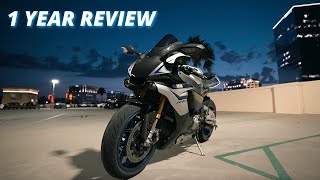 Yamaha R1M One Year Review [upl. by Medardas]