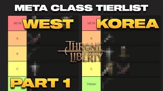 Updated Meta Class Rating List  Tier List PT1 Throne and Liberty [upl. by Forsyth]