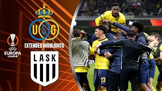 Union SaintGilloise vs LASK Extended Highlights  UEL Group Stage MD 3  CBS Sports Golazo [upl. by Anelah855]