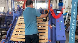 Experts Agree this Manual Pallet Making Machine Save Your Money [upl. by Grewitz]