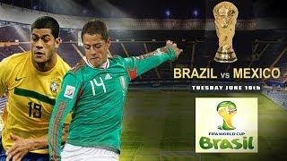 FIFA World Cup 2014 Brazil  Mexico vs Brazil  Full Match HD [upl. by Nagaet]