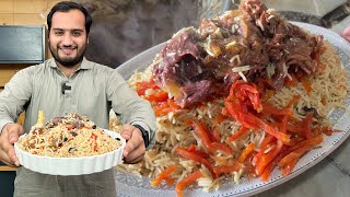 Afghani Kabuli Pulao Recipe  National Dish of Afghanistan [upl. by Walker]