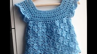 Blusa polera o remera a crochet muy facil 2 parte [upl. by Desiri992]