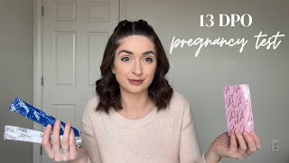 13 DPO Early Pregnancy Test  First Response Digital [upl. by Kryska804]