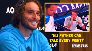 Stefanos Tsitsipas about Coaching quotIts for sure FUNNYquot  2022 HD [upl. by Hogan133]