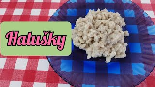 HALUSKY recipe  the light version [upl. by Hayotal]