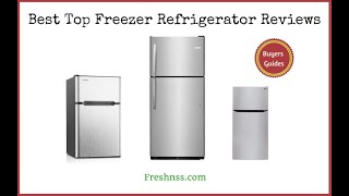 Best Top Freezer Refrigerator Reviews 2022 Buyers Guide [upl. by Inttirb]