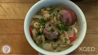 Sausage Cassoulet  Jacques Pépin Cooking At Home  KQED [upl. by Suoivatco]