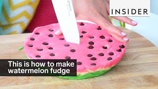 This is how you make watermelon fudge [upl. by Oballa]