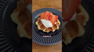 Belgian Liege Waffle Rate my first try [upl. by Idnym176]