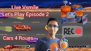 Live Vsmile Lets Play Épisode 2  Cars Quatre Roues 2006 Difficulté Facile [upl. by Kerat721]