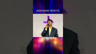 VANDANAM YESAYYA SONG BY PAS MERLIN anointedworshipshorts powerfulworship teluguworship music [upl. by Trebreh]