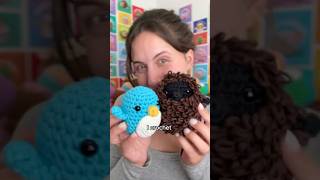 We tried crocheting Pesto the giant baby penguin SEALIFEMelbourneAquarium we hope he loves it [upl. by Dera]