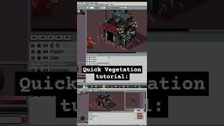 Quick Vegetation tutorial pixelart arttutorial indiegame tutorial gamedev art isometric [upl. by Salem]