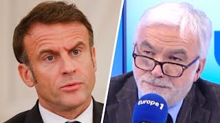 Macron célèbre la fête juive Hanouka à lÉlysée  Pascal Praud face au porteparole de Renaissance [upl. by Alyahs]