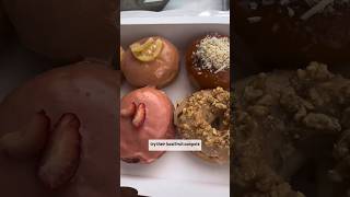 YOU HAVE TO TRY THESE PLANTBASED ARTISAN DOUGHNUTS 🍩 healthyfood organicfoodstore dessert [upl. by Nayllij]