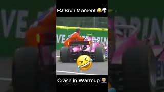 F2 warmup crash 2020 [upl. by Ahtnahc]