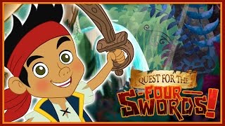 Jake And The Neverland Pirates Quest For the Four Swords  Disney Junior App Game [upl. by Llenrep62]