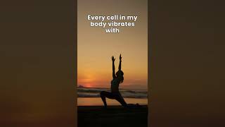 Say Every Cell in My Body Vibrates with Energy and Health shorts affirmations [upl. by Zahavi]