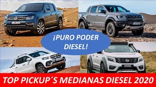 TOP5 PICKUP´S MEDIANAS DIESEL 4X4 POR MENOS DE 37K DOLARES [upl. by Atsed]