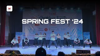 We The Crew  Stage performance at Spring Fest 24  IIT Kharagpur  IIT ISM Dhanbad [upl. by Yerffoej]