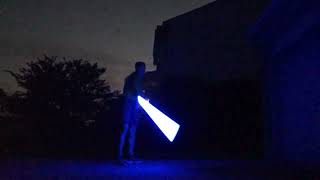 Reenacting Obi Wan Kenobi vs Anakin Skywalker from Revenge of the Sith on my driveway in the dark [upl. by Corissa]